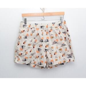 The North Face Shorts Mens Medium Class V Floral Print Casual Flat Front Elastic